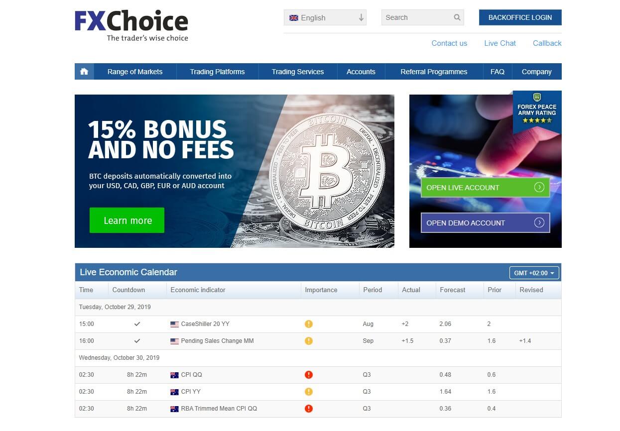 Fxchoice forex broker reviews forex 50 on the account