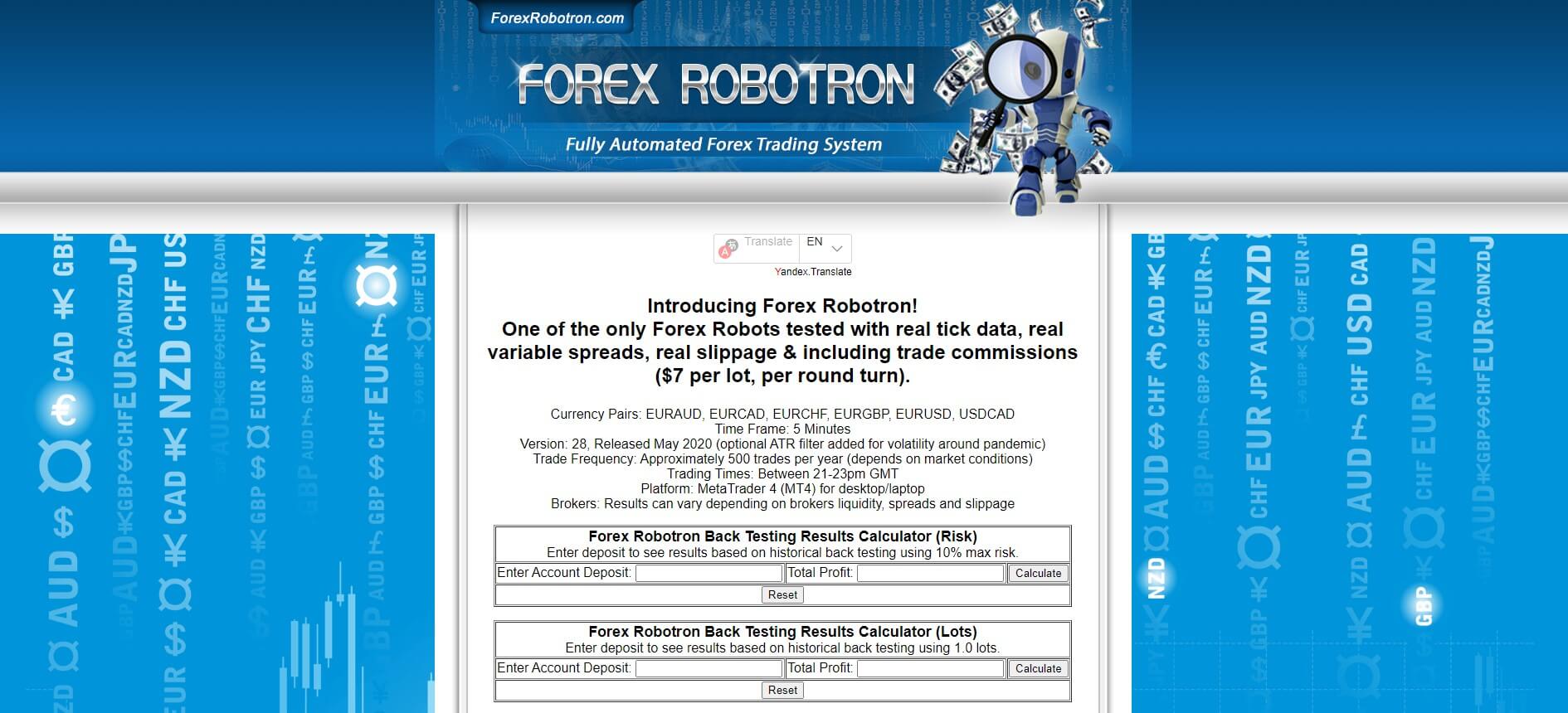 forex robotron gratuit broker bitcoin futures