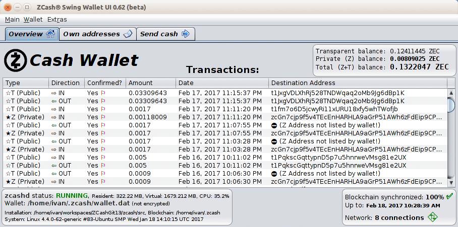 Zec swing wallet not generating transparent addresses как перевести деньги на bitcoin